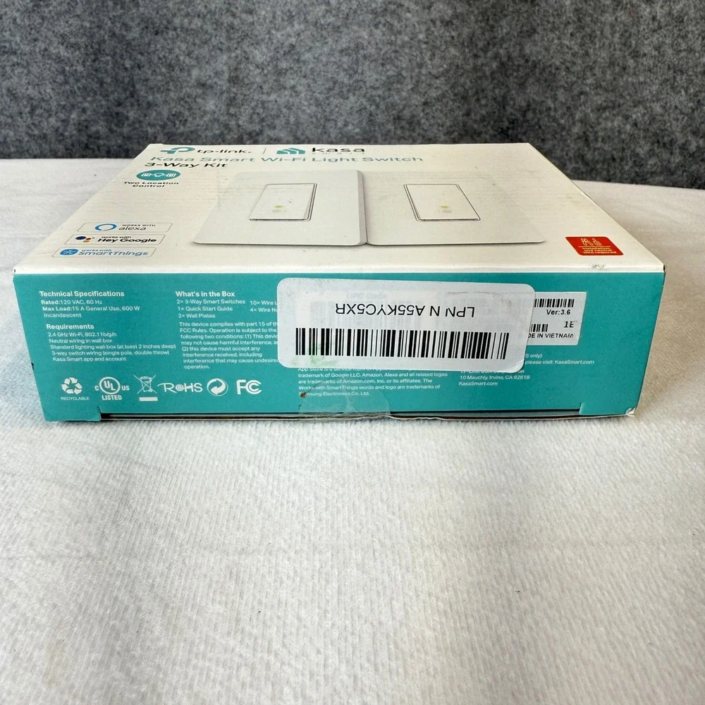 TP Link‎ Kasa Smart Wi Fi Light Switch 3 Way Kit HS210